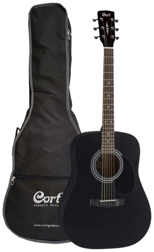 Гитара акустическая Cort AD810 BKS Satin черный