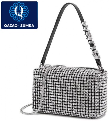 Клатч QAZAQSUMKA искусственная кожа черный