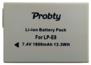 Аккумулятор Probty Lp-e8