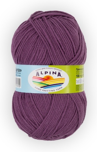 Моток ALPINA 4680269716155 фиолетовый 280 м 100 г
