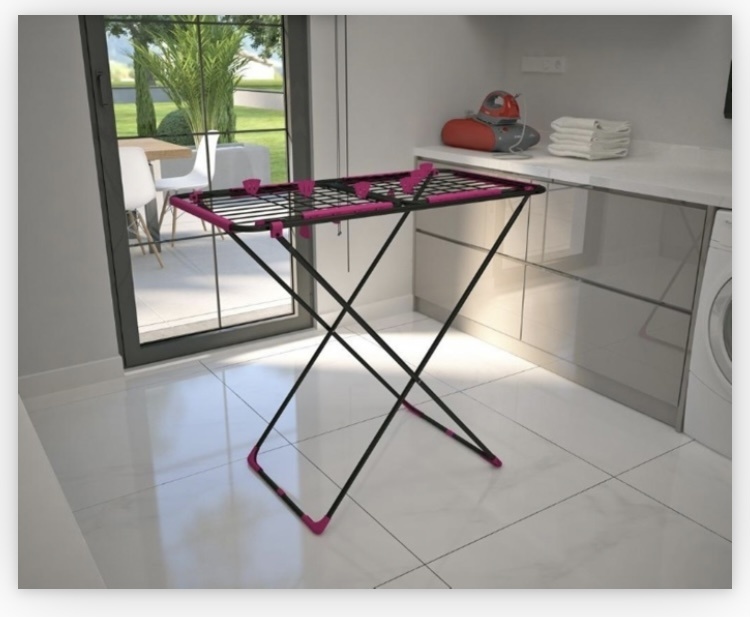 Сушилка напольная Furkan 96x180x55 см, кол-во уровней: 3, металл
