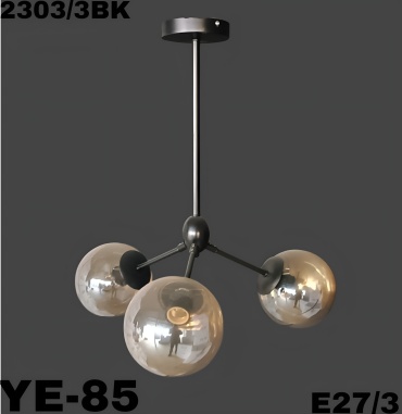 Люстра потолочная YE-85 E27, кол-во ламп: 3 шт