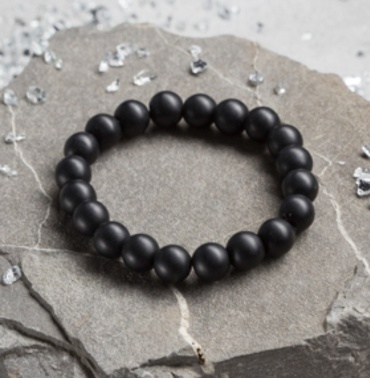 Xuping Jewelry длина 20 см натуральный камень, шунгит