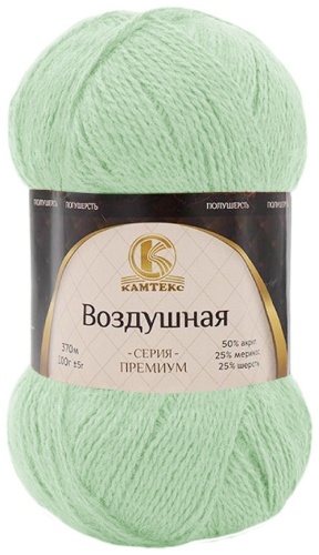 Моток КАМТЕКС Воздушная 107 - Ментол 370 м 100 г