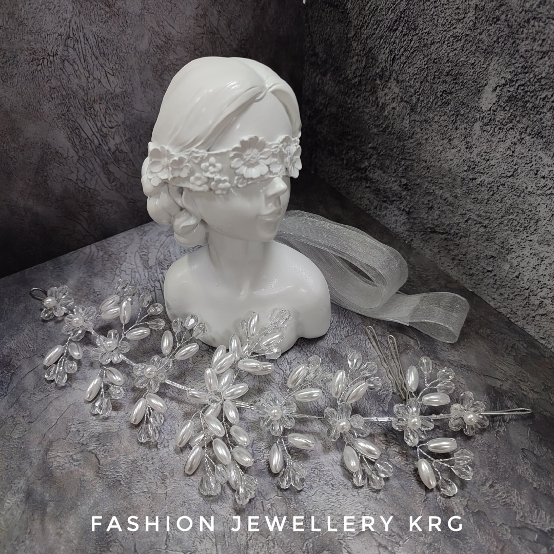 Диадема Fashion Jewelry белый