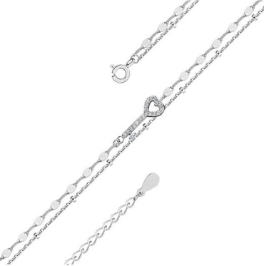 Kari jewelry 52801210 длина 17 см, вес 1.88 г серебро, плетение фантазийное