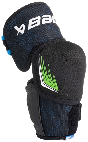 Защита локтя Bauer Налокотники S24 X JR (юниорские) черный, синий M