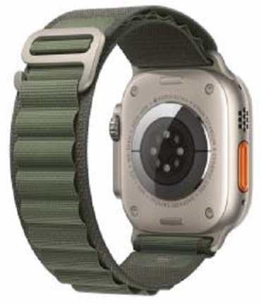 Ремешок WAT для Apple Watch Ultra темно-зеленый