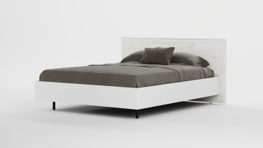Кровать Мебель Парк Сканди 160x200 дуб крафт белый