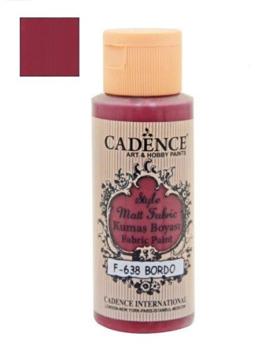 Краски для ткани CADENCE бордо 1 шт