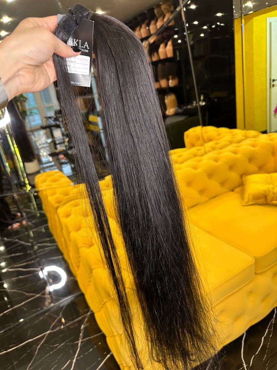 Kukla.hair.kz шиньон черный женский