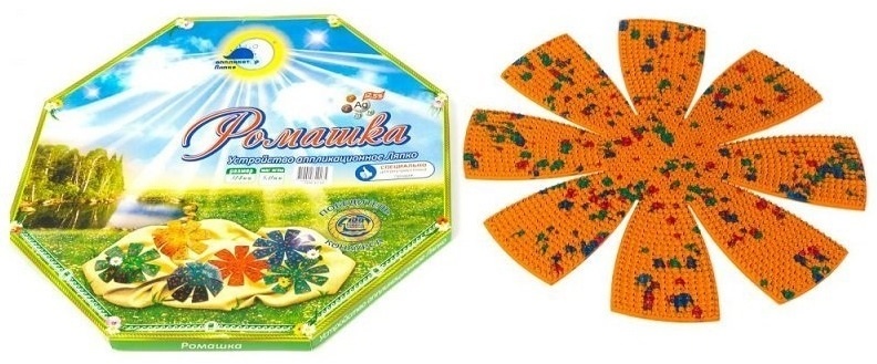 Ляпко массажный коврик металл (шаг игл 5,0 мм, D 314 мм)