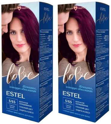 ESTEL PROFESSIONAL Love 2 шт 5/65 спелая вишня крем-краска 200 мл