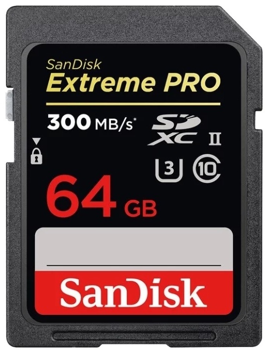 Карта памяти SanDisk Extreme Pro SDSDXPK-064G-GN4IN 64Gb