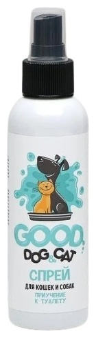 Средство GOOD Dog&Cat спрей для приучения к лотку для кошек и собак 150 мл