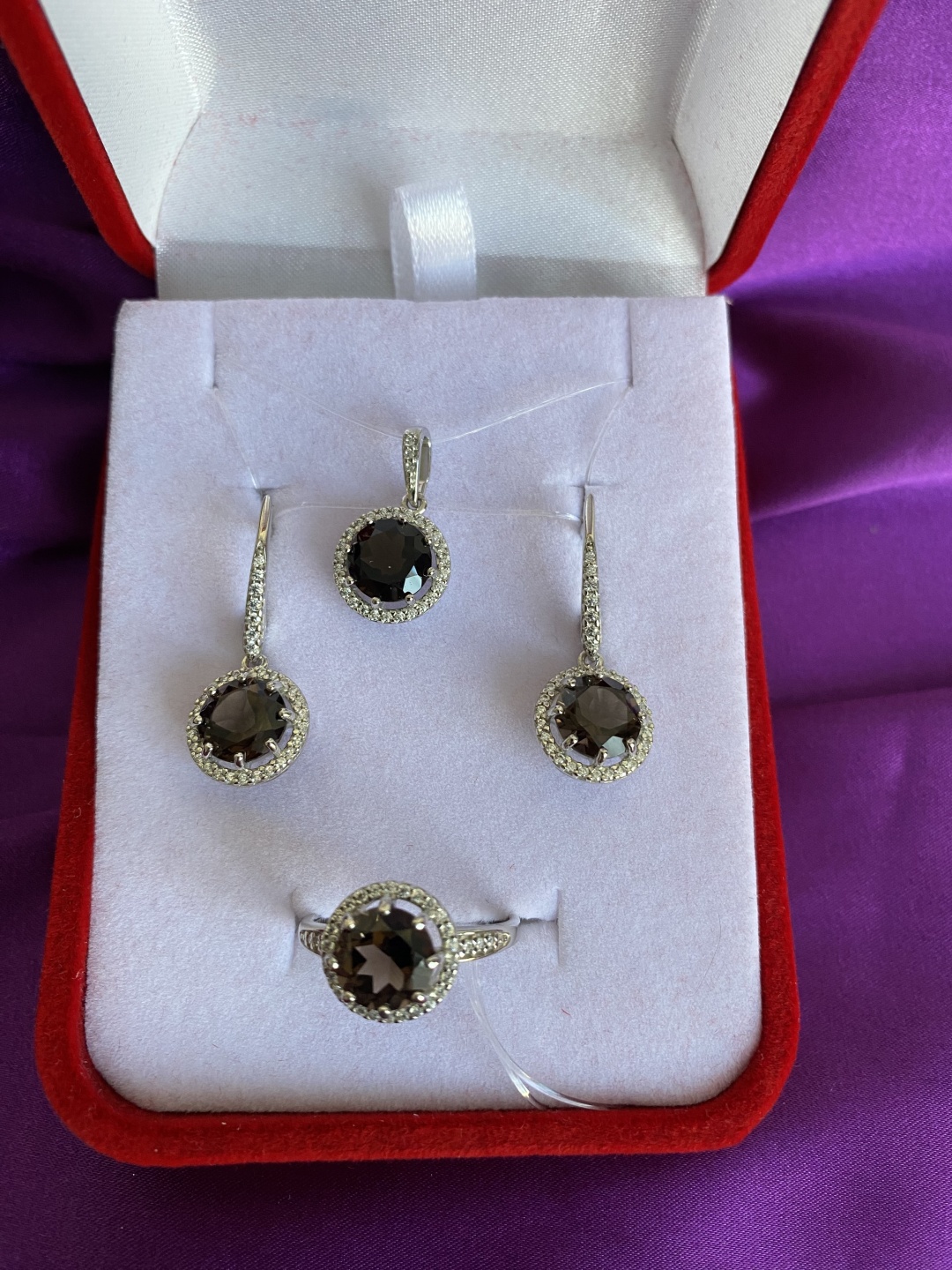 SOKOLOV Diamonds 94-321-02052-4 вес 7.92 г серебро, фианит, хризопраз