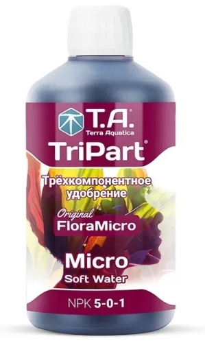 Terra Aquatica жидкость TriPart Micro Soft Water 0.5 л 0.65 кг
