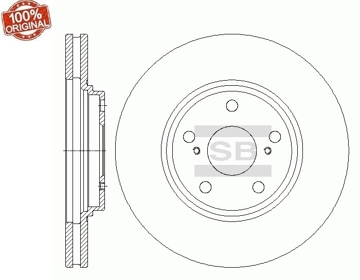 Диски Sangsin Brake передние SD4047-M