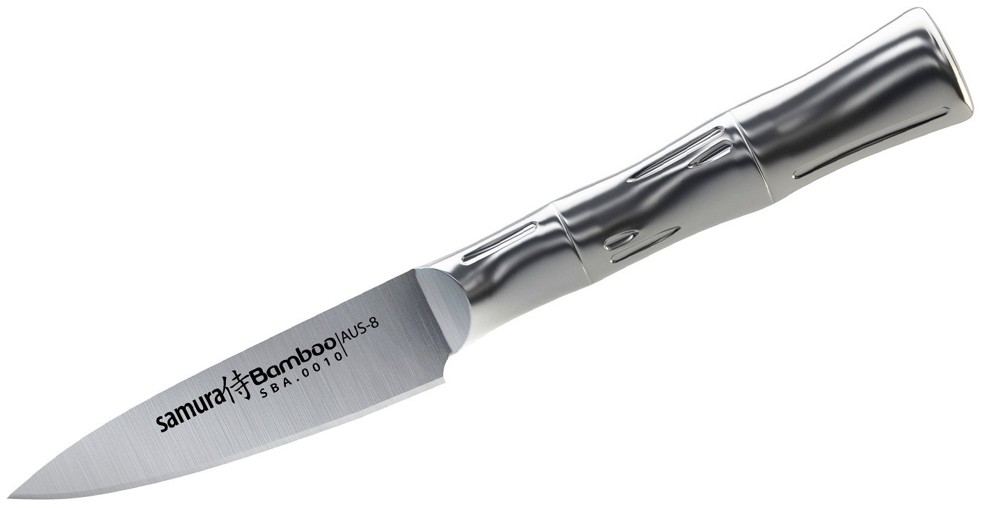 Нож для овощей и фруктов Samura Bamboo SBA-0010/K, лезвие: сталь 1 шт