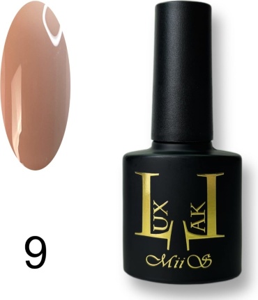 MiiS гель-лак LuxLak 9 глянцевое 7.3 мл