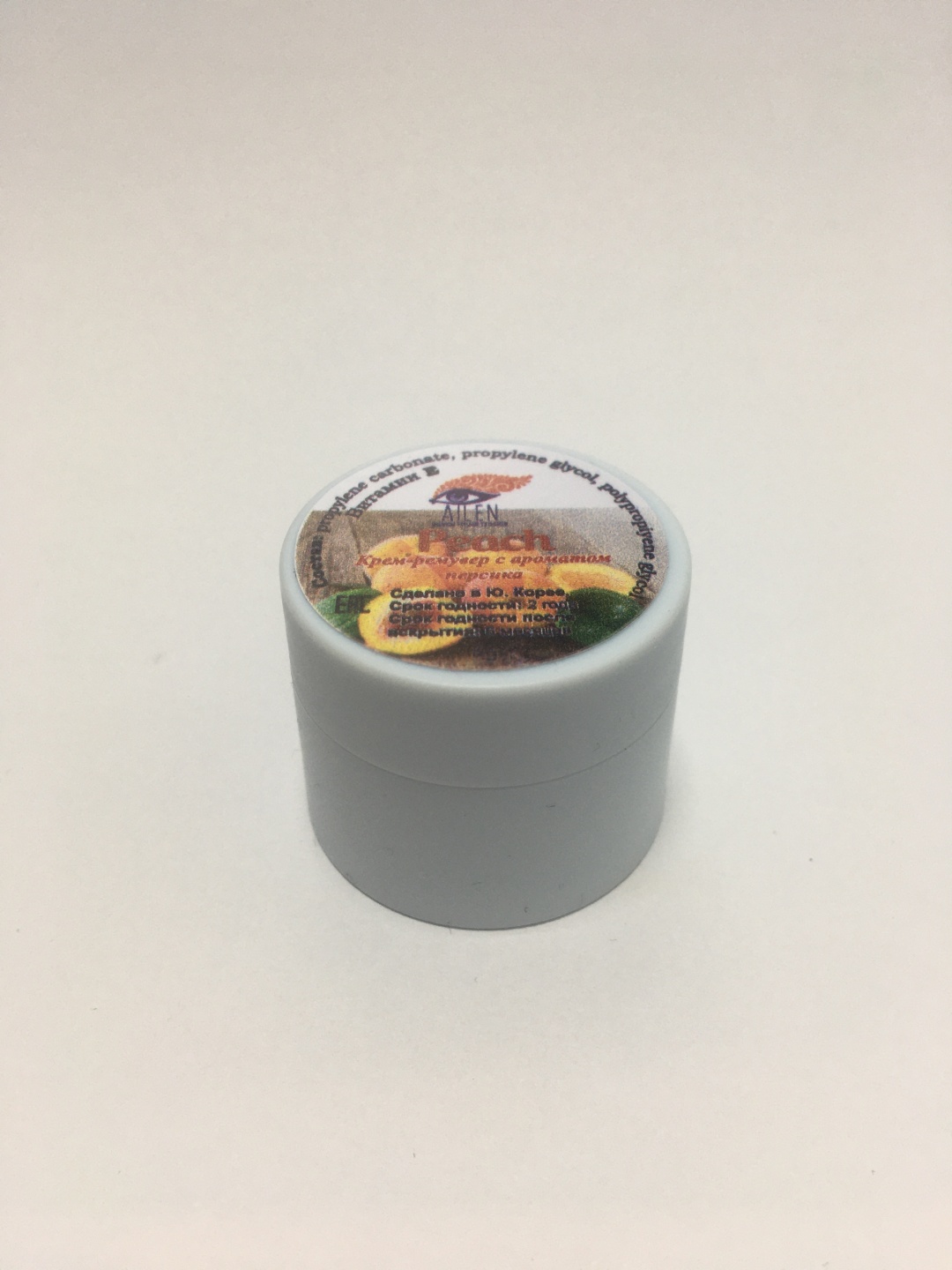AILEN средство для снятия материала для ресниц Cream Remover Peach 5 г