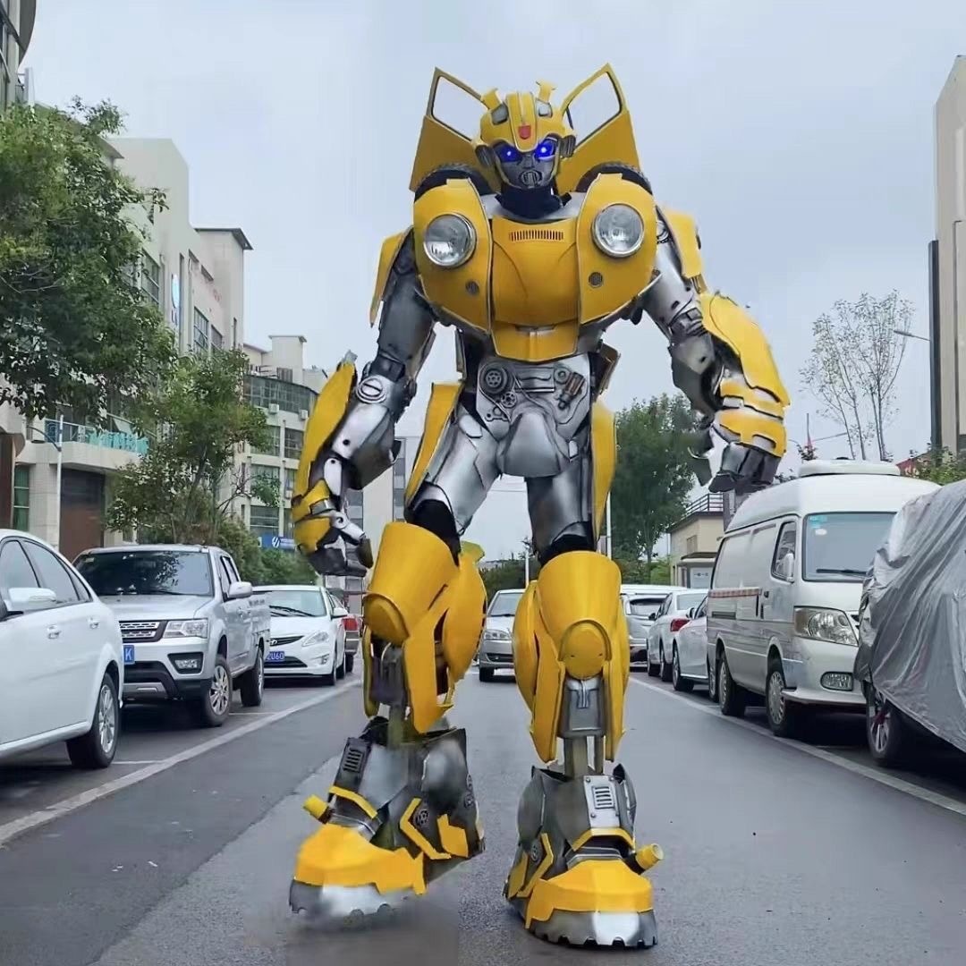 Карнавальный костюм Костюм Bumblebee серый, желтый