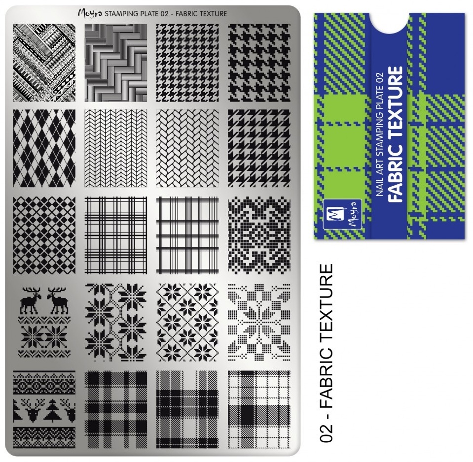 MOYRA пластины 02 Fabric Texture