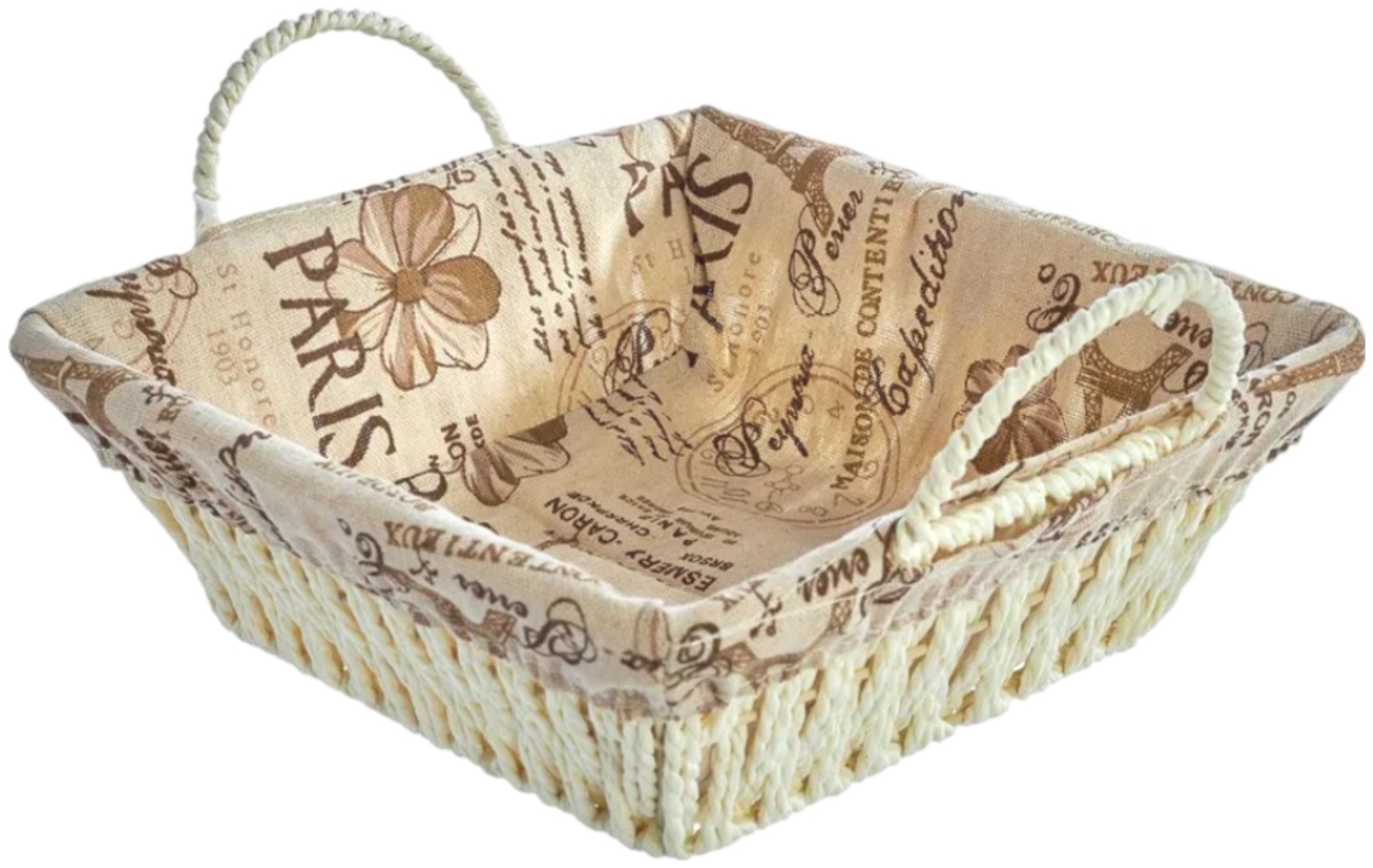 MIA HOME корзина для хлеба MH35788 Плетенная корзина 23*23*8CM, шт , текстиль, береста