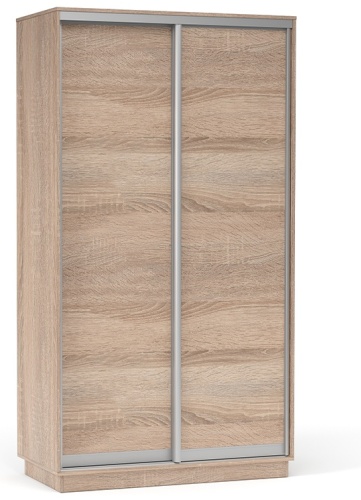 Шкаф-купе IMPERIAL Тетрис, 120x220х60 см, коричневый