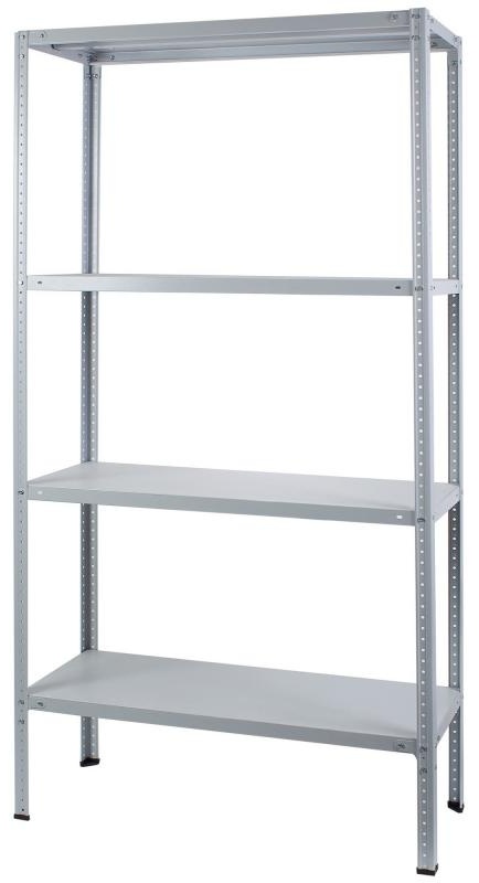 Стеллаж складской 100x60x200 см, полок 4 шт
