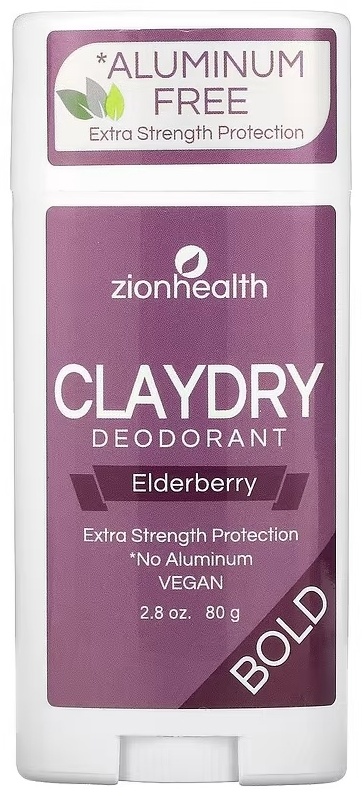 Zion Health Bold ClayDry Elderberry дезодорант унисекс 80 г