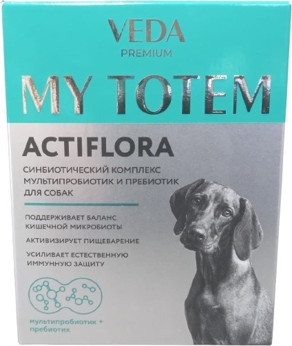 Купить VEDA MY TOTEM ACTIFLORA добавка в корм для собак 30 саше по 1 г ...