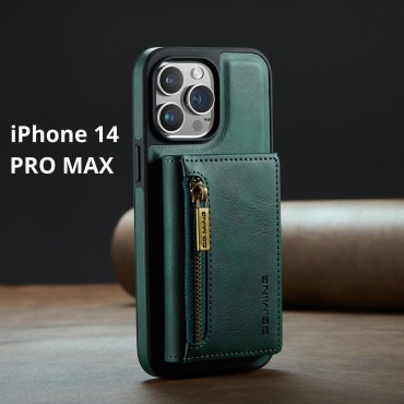 Чехол DG.MING для Apple iPhone 14 Pro Max зеленый
