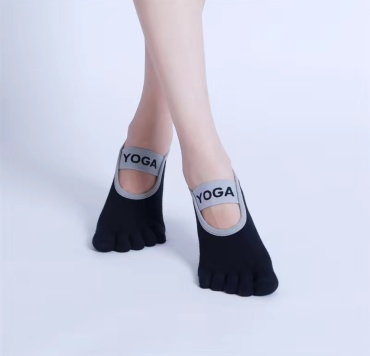 Подследники YOGA SOCKS 1 пара черный, серый 36-40