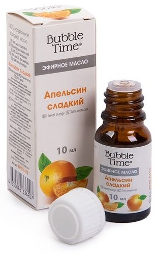 Bubble Time эфирное масло апельсин 10 мл