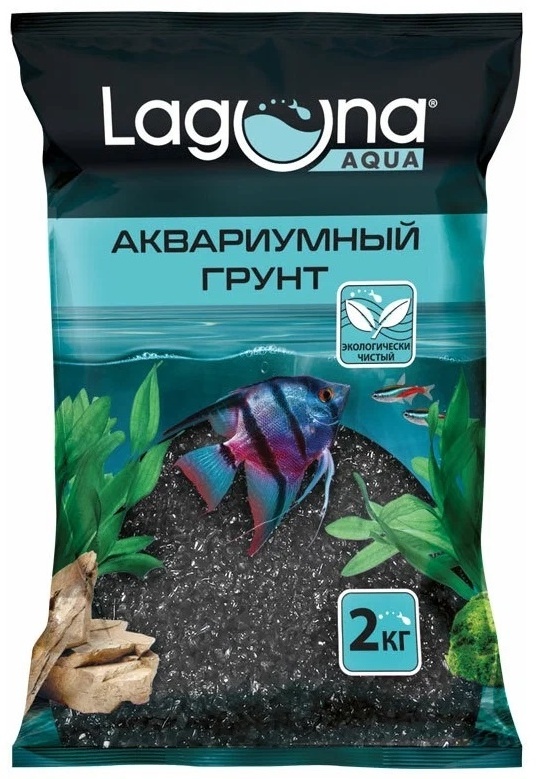 Купить Грунт LAGUNA Песок черный натуральный 257748 2 кг в Алматы ...