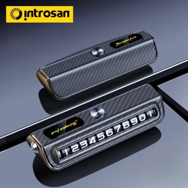Автомобильная визитка Introsan Int-0012023 серый