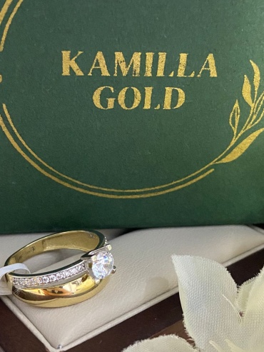 KAMILLLA GOLD KG-XW2J0Q24MET383 размер 17.5 вес 2.69 г золото, фианит