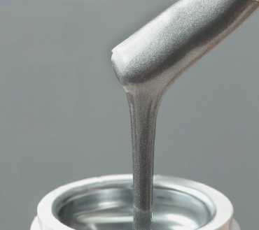 Misscheering гель для дизайна Silver Ultra Bright Metallic Gel 6 мл