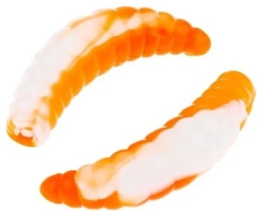 Мягкая приманка Akara Trout Time Maggot 1.6 Cheese 468 10 шт 40 мм оранжевый