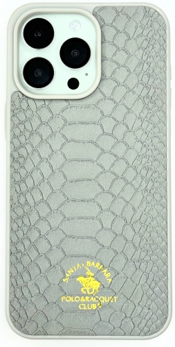 Чехол Santa Barbara Polo & Racquet Club для Apple iPhone 14 Pro серый