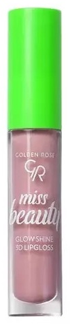 GOLDEN ROSE Miss Beauty Glow Shine 3D Liping блеск для губ 02 Baby Pink