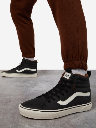 Кеды Vans белый, черный