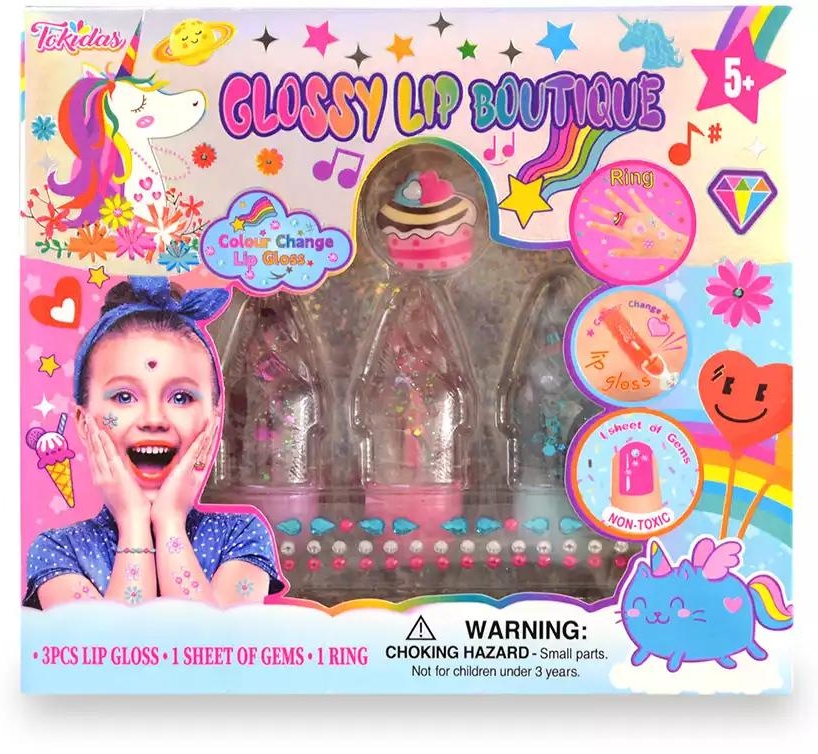 Tokidas Glossy Lip Boutique набор 5+