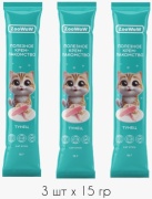 ZooWoW пюре тунец 15 г 3 шт