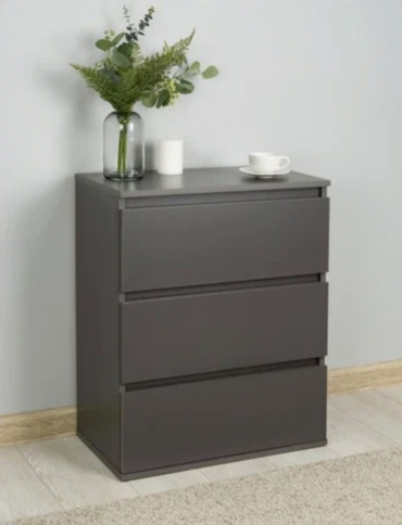 Комод AKA COMFORT, 60x35x75 см, белый