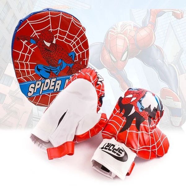 Тренировочный снаряд Spider man лапа + перчатки 07657 мультиколор