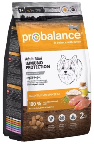 Probalance Adult Mini Immuno Protection для взрослых мелких пород 2 кг