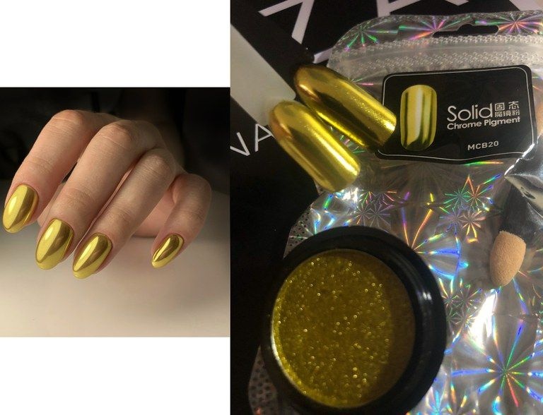 ELPAZA втирка Solid Chrome pigment 1 шт