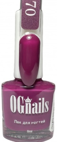 OG Nails лак Classic 70 пупрурный 8 мл